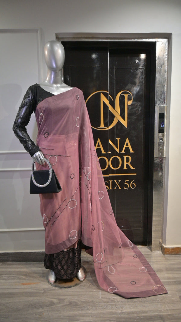 Elegant Pink Saree